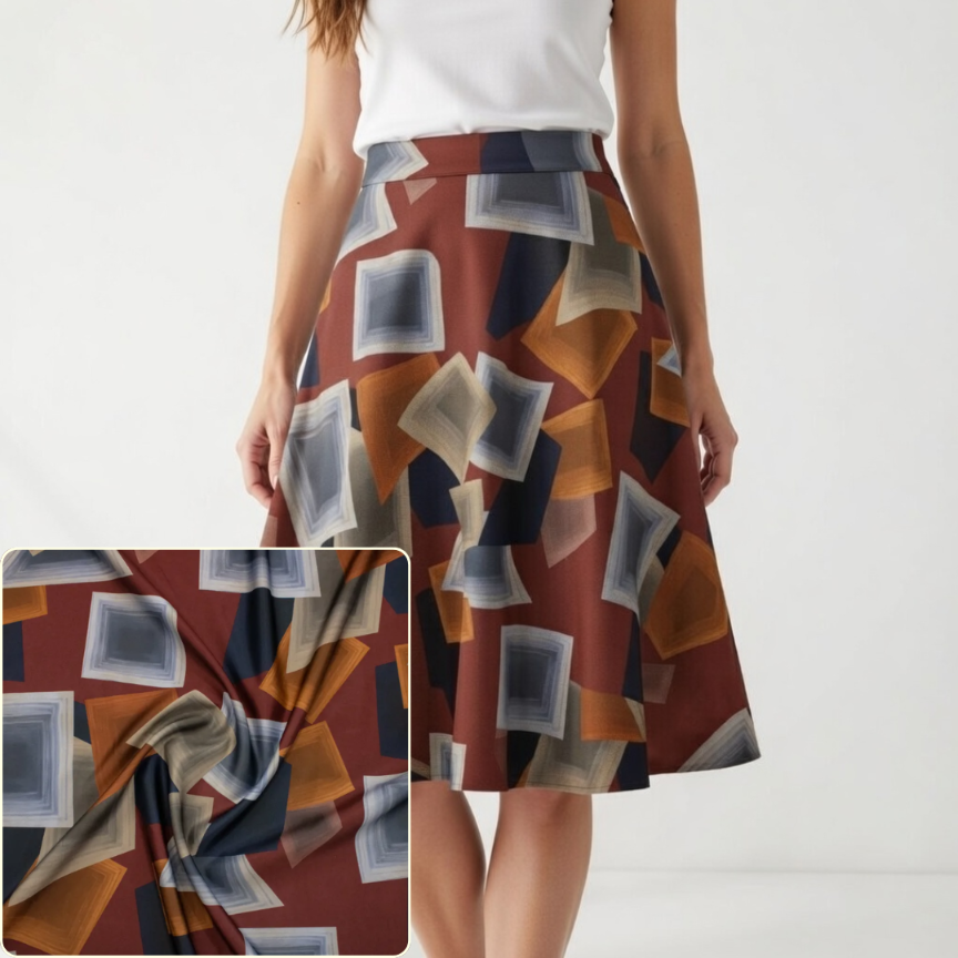 Printed Duchess Satin - Assorted Designs - 150CM Wide