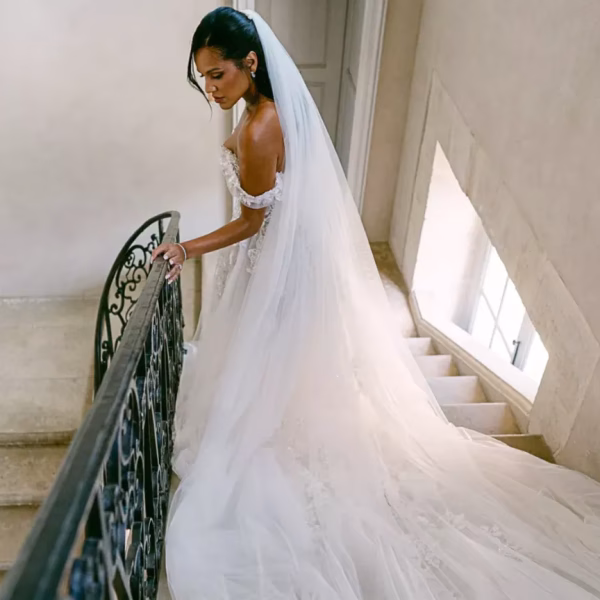 Bridal Shiny Veiling Tulle - Assorted Colours - 300CM Wide