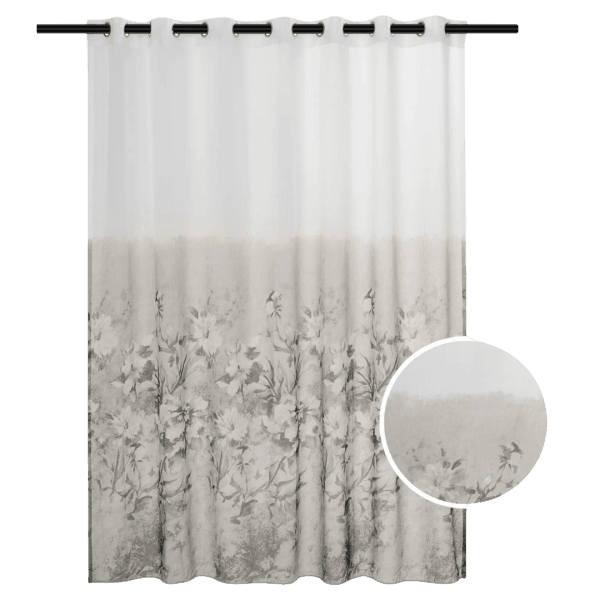 Ready-Made Printed Mystical Voile Curtain – Assorted Colours – Eyelet – 5M x 223CM