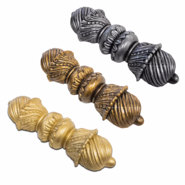 90MM Curtain Rod Centerpiece - Assorted Colours - Design 1