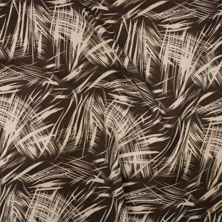 Printed Armani Linen - Design 1 - Various Colours - 150CM Wide
