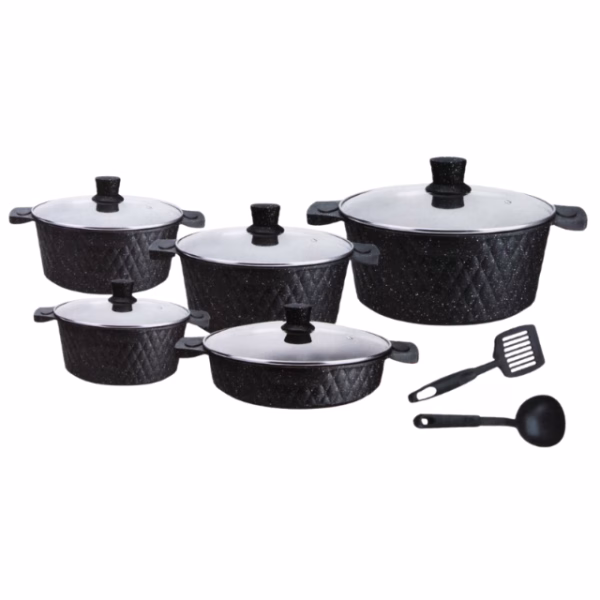 Tissolli - 8Pc Die Cast Pot Set