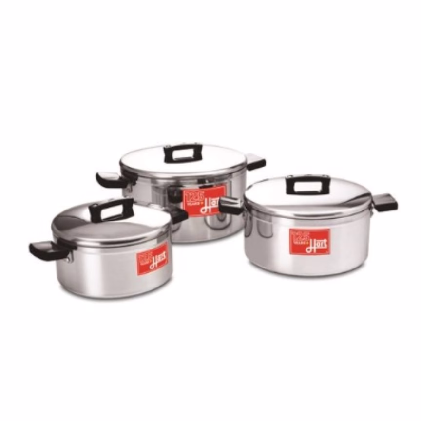 Hart - 6pc J7 Aluminium Pot Set