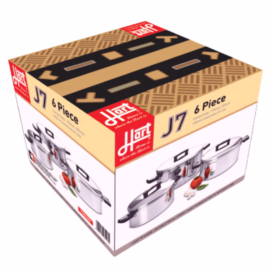 Hart - 6pc J7 Aluminium Pot Set - Image 2