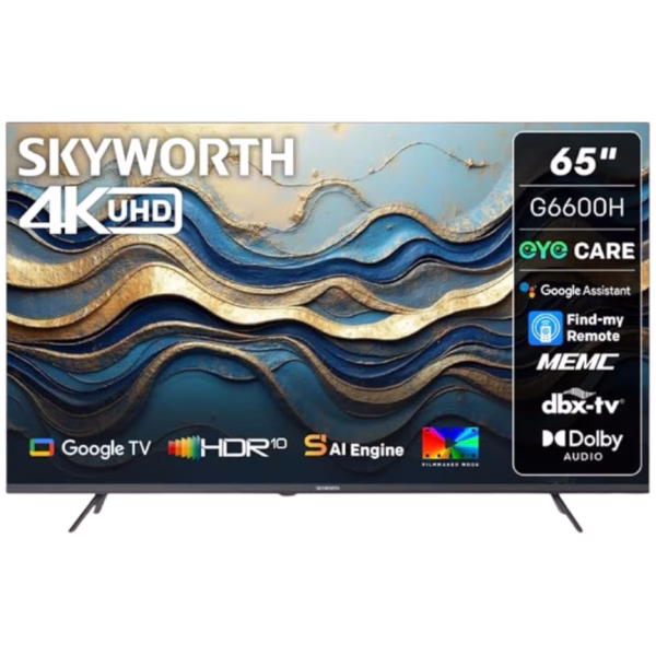 Skyworth - 65" Google TV - 65G6000H