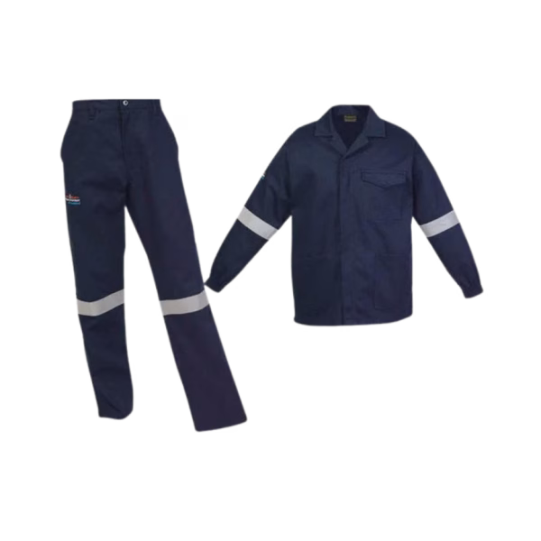 2Pc Fire Retardant Overall - Navy