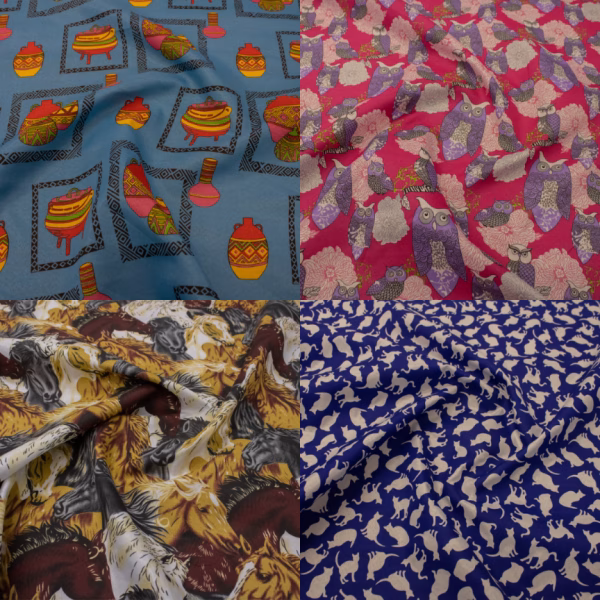 Limited Edition Printed Polycotton - Assorted Designs - 115CM Wide